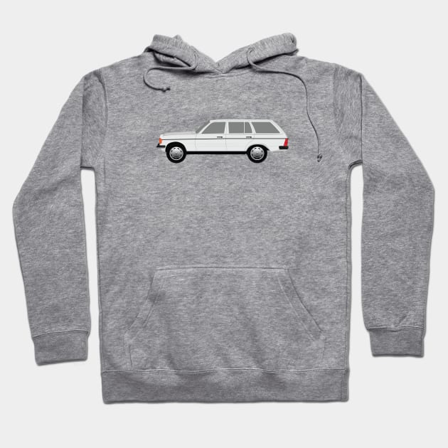 Mercedes W123 Wagon Hoodie by kindacoolbutnotreally